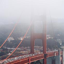 clouds and traffic